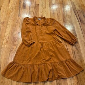 Calvin Klein Women's Casual Dress in Rust